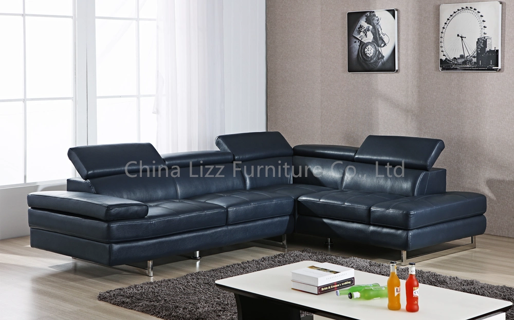 Office Furniture Conner L Shape Leather Sofa