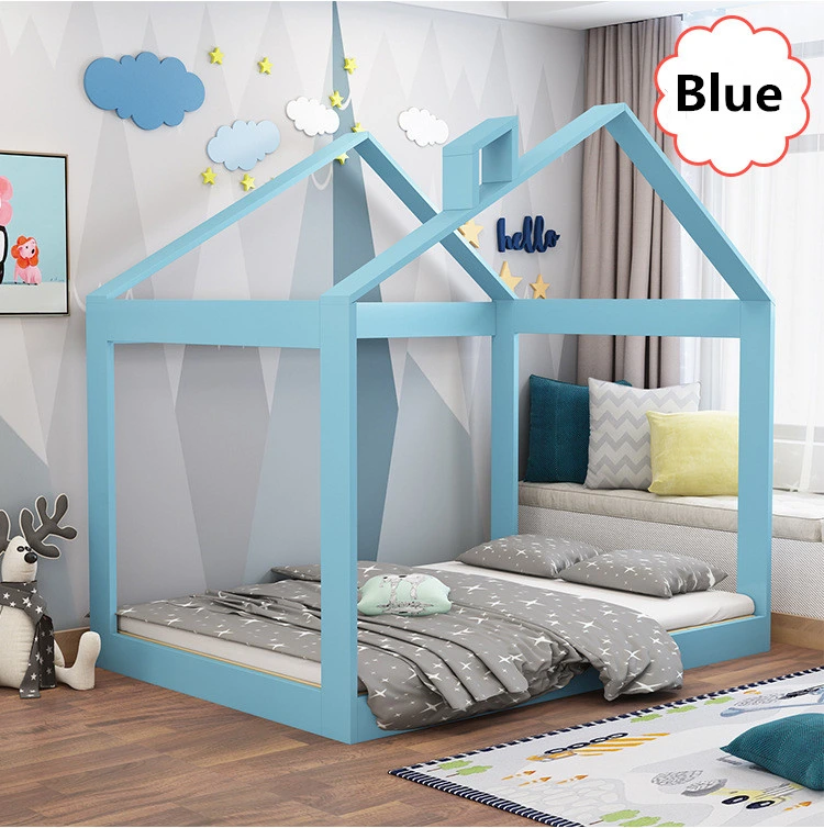 Customized OEM ODM Available Wooden Sturdy Kids House Bed Child Bedroom Furniture