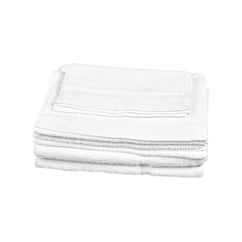 High-End Hotel Luxury Bathroom Soft White Towel Set