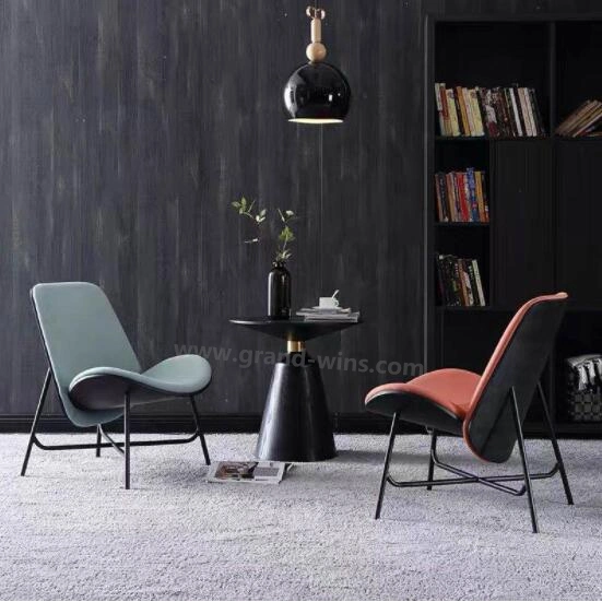 Italian Style Flower Chair Modern Velvet Armchair for Living Room