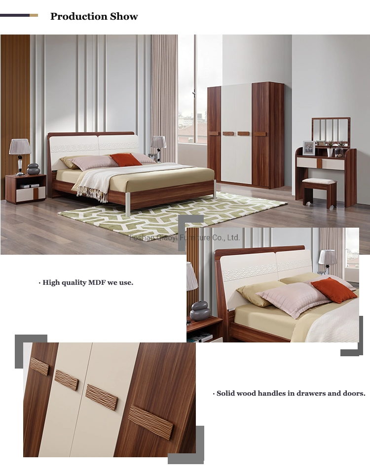 Home Bedroom Furniture Wholesale Melamine Wooden Dressing Table