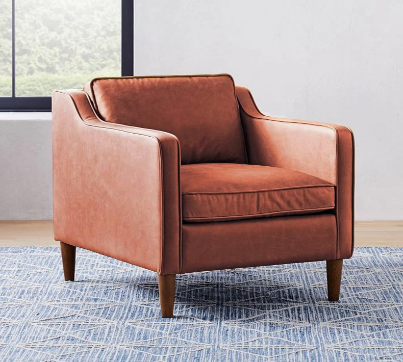 Nordic Living Room Fabric Sofa Double Triple Small Balcony Bedroom Lazy Tatami Removable Single Sofa Chair