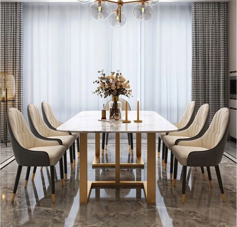 China Hot Selling Modern Design Dining Sets Home Hotel Living Room Furniture Restaurant Dining Table