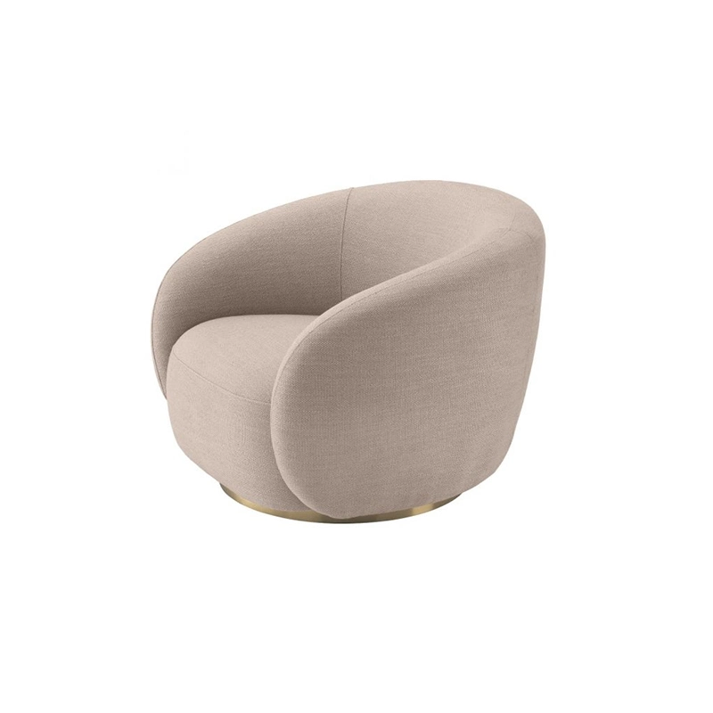 Modern Style Hot Sale Villa Living Room Swivel Armchair