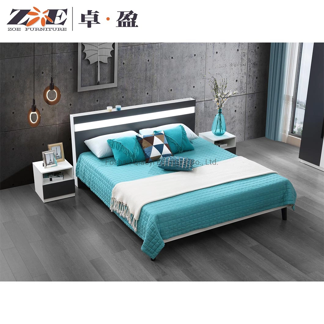 China Designer White Full Bed Bedroom Set Queen King Luxury Bedroom Furniture