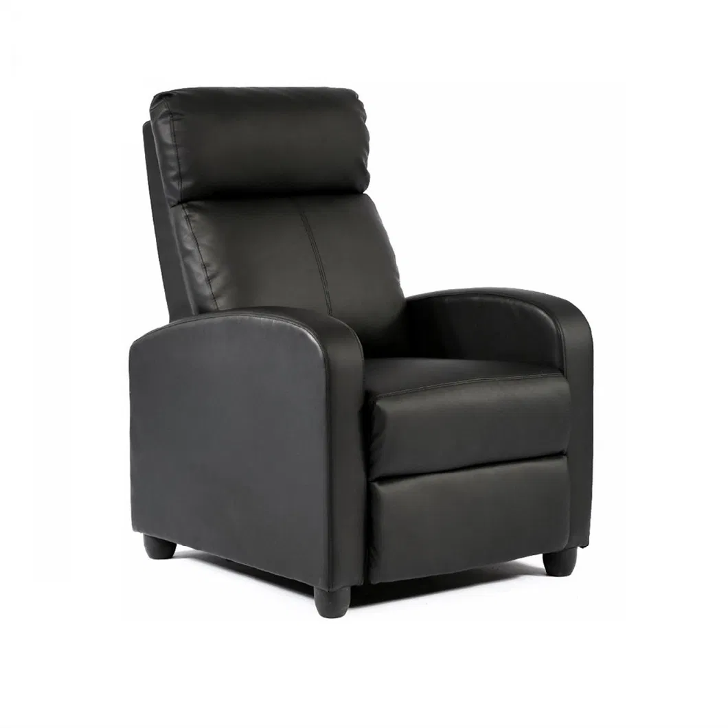 Geeksofa Velvet Fabric Push Back Recliner Chair for Livingroom and Bedroom