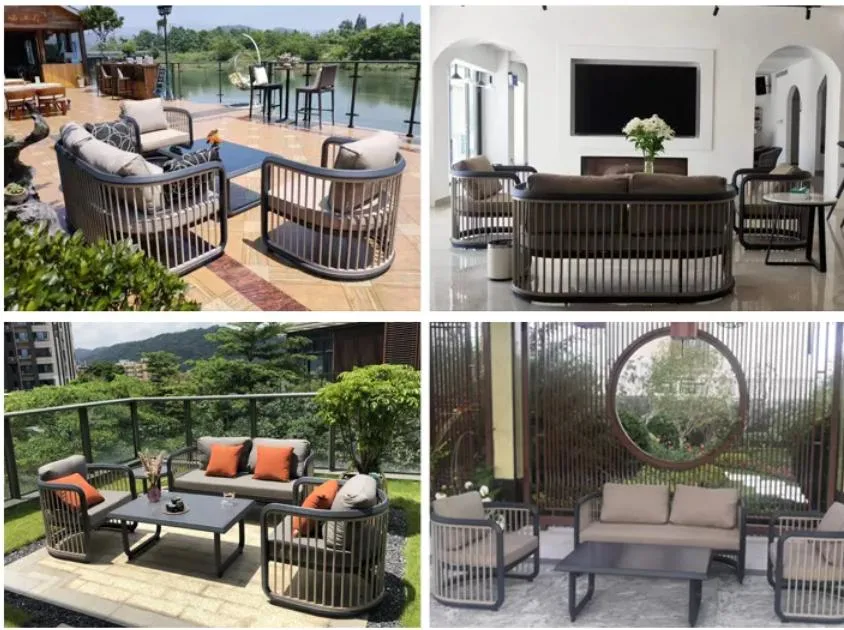 Factory Leisure Wholesale Hotel Aluminum Garden Outdoor Sofa Patio Outdoor Furniture