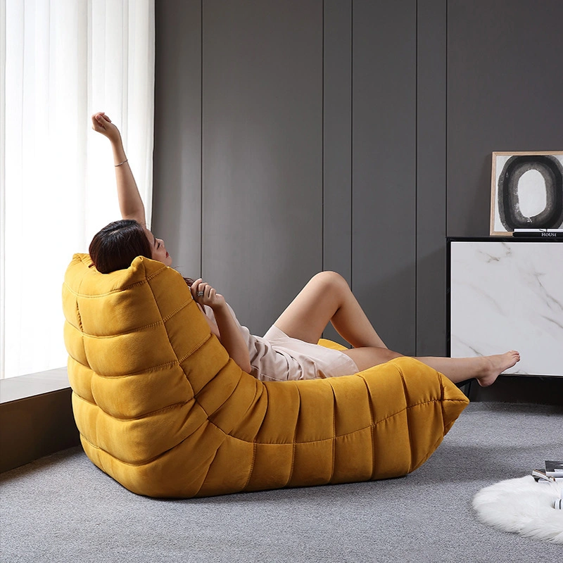 Modern Italian Design Caterpillar Lazy Sofas Bedroom Lounge Chair Living Room Sofa