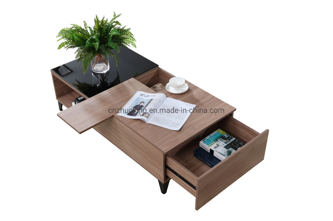 Wooden MDF Home Furniture Living Room TV Stand and Coffee Table