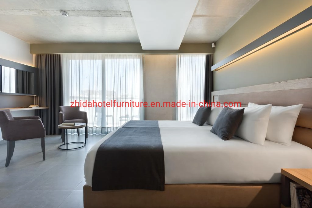 Customize Hilton Design Hotel Furniture and Modern Wooden Hotel Bedroom Furniture Sets