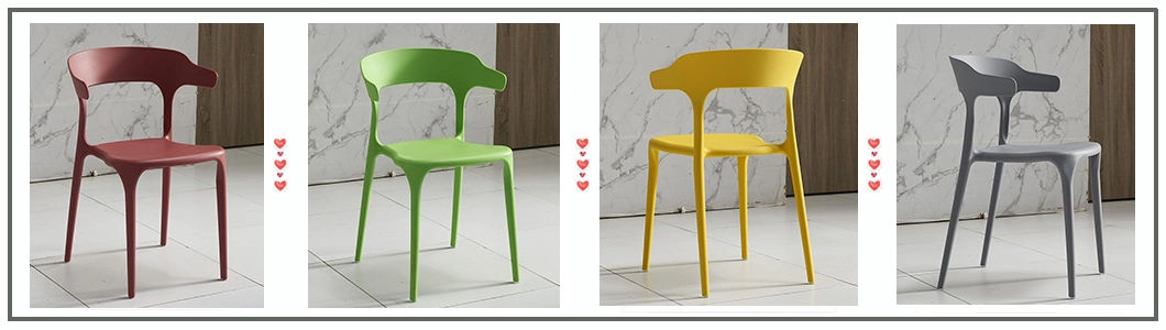 Hot Selling Commercial Furniture Restaurant Training Dining Yellow Plastic Chair