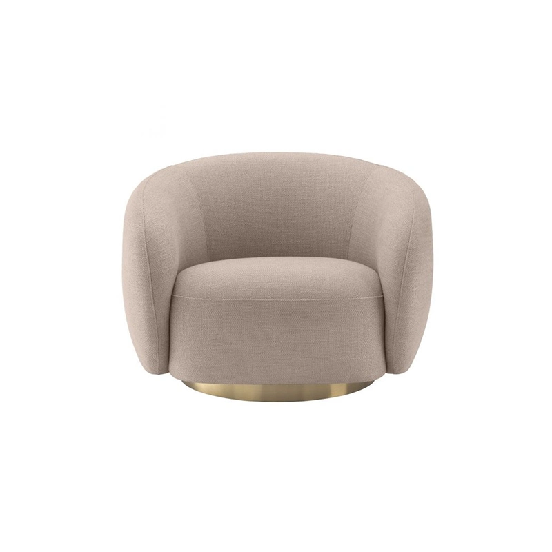 Modern Style Hot Sale Villa Living Room Swivel Armchair