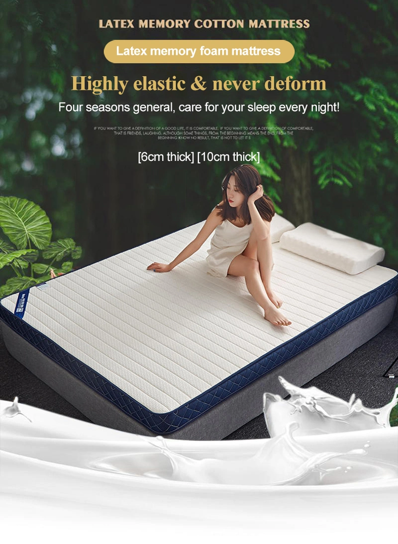 Army Bed Mattress Thick 6cm Portable Warm Latex Full XL