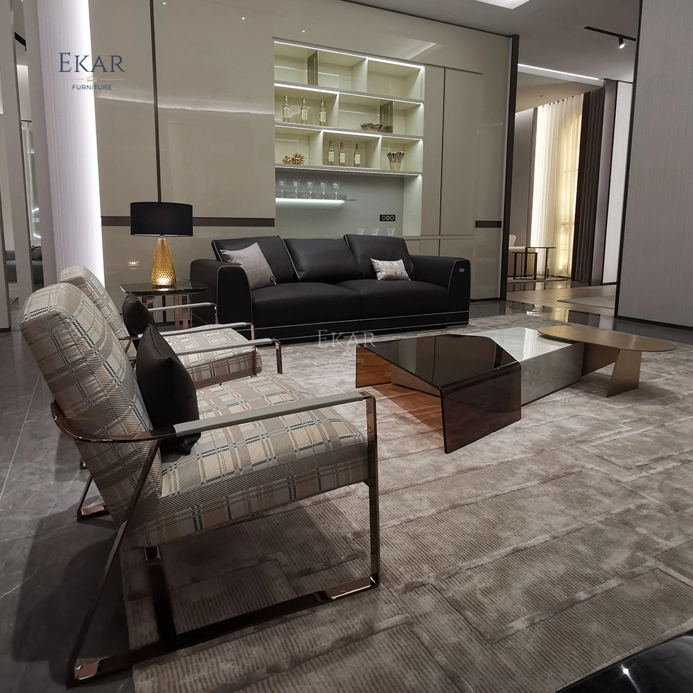 Ekar Comfortable Modern Lounge Chair - Stylish Fabric Armchair for Contemporary Interiors