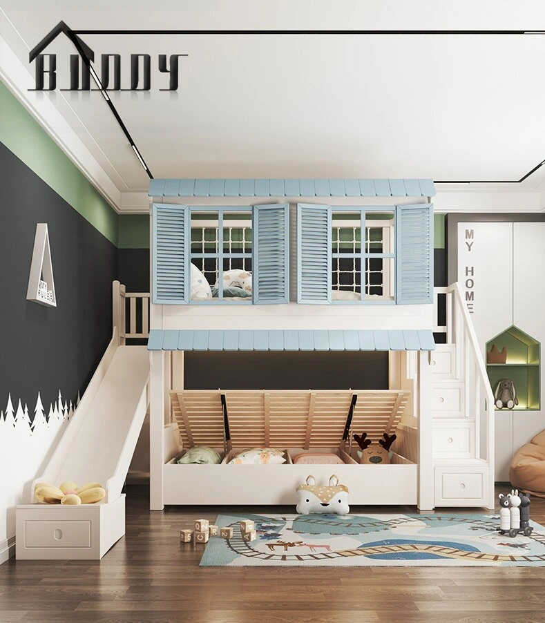 Children Bed Modern Bed Kids Bunk Beds Double Kid Bed Bedroom Furniture