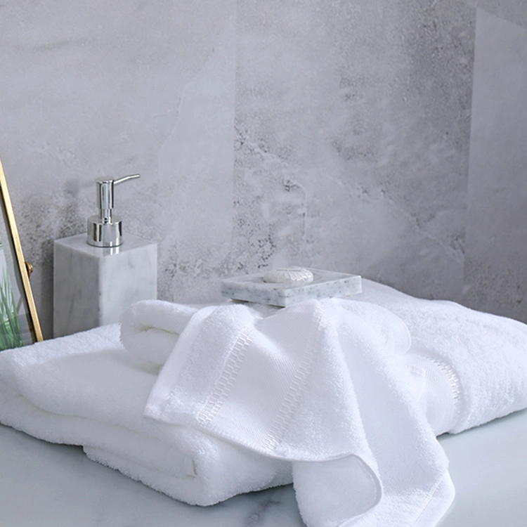 Luxury Hotel Bathroom Bath Towel Set with Hotel Logo