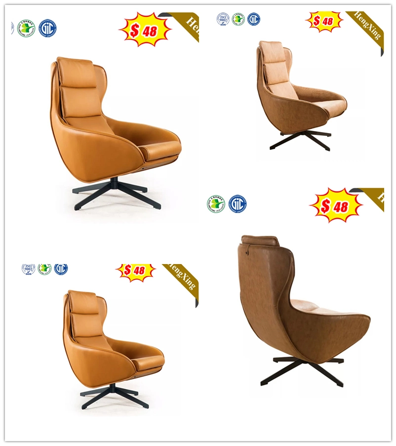 PU Leather Fabric Ergonomic Home Hotel Office Living Room Furniture Folding Leisure Leather Sofa Chair