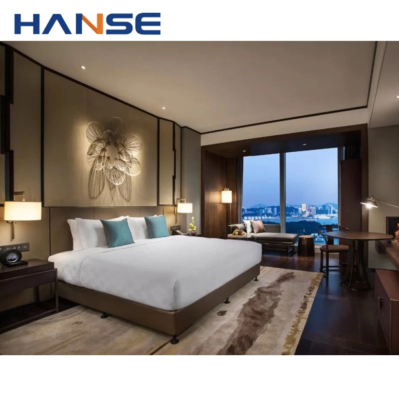 Foshan Hanse Hotel Furniture Double-Bed Room Furniture/ Quality 5 Star Hotel Furniture