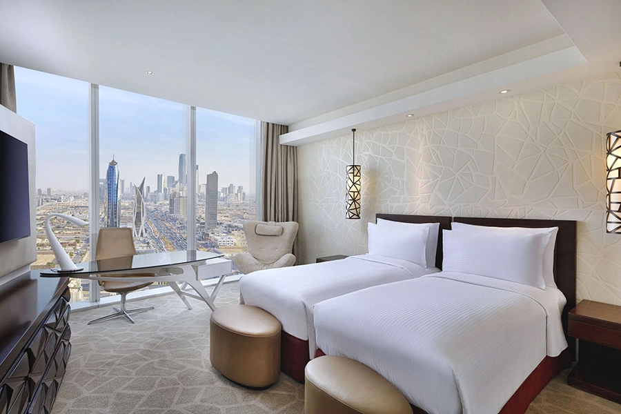 Turkish Luxury Hotel Bedroom Sets Modern Design Wooden Frame King Size Bed Master Bedroom Furniture