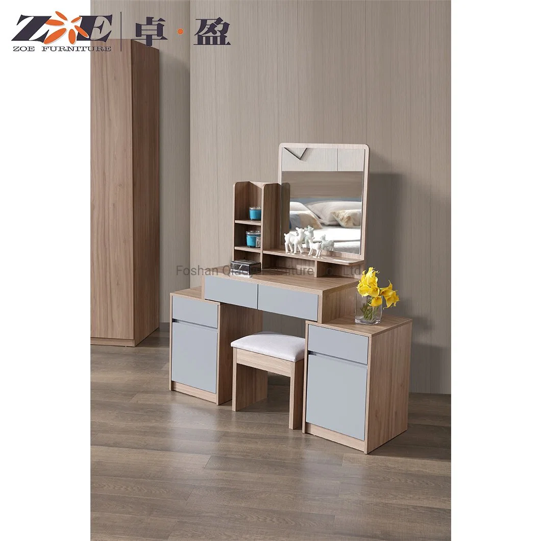 Luxury Bedroom Set Master Bed Double Bedroom Furniture with Wardrobe 5PCS Bedroom Set