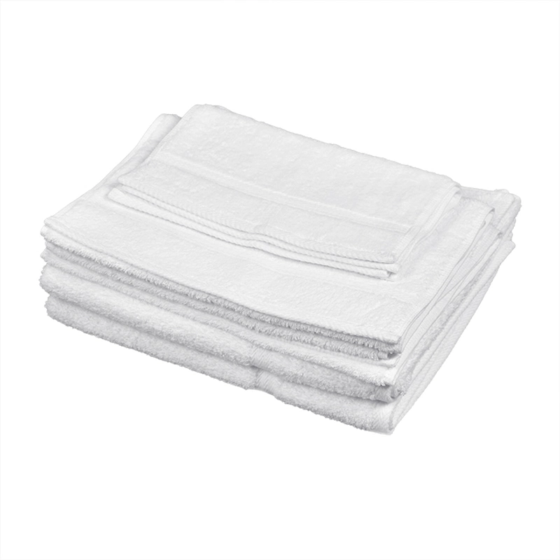 High-End Hotel Luxury Bathroom Soft White Towel Set