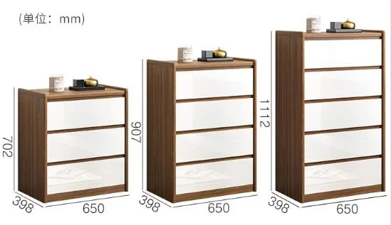 High Quality White Painted Bedroom Furniture Storage Cabinet