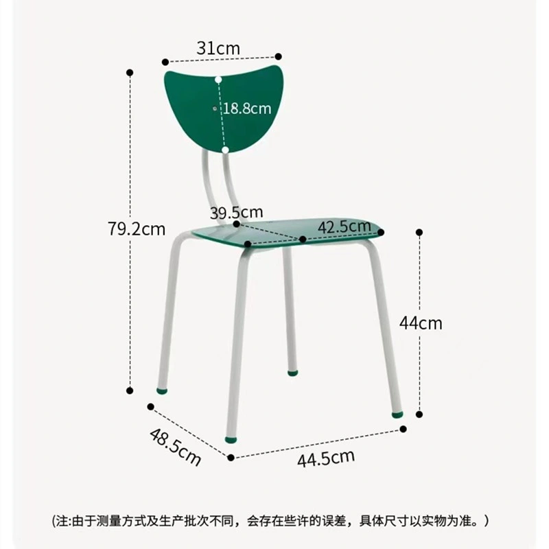 Modern Dining Backrest Plastic Bedroom Table and Chairs Hotel Restaurant Wholesale Chair