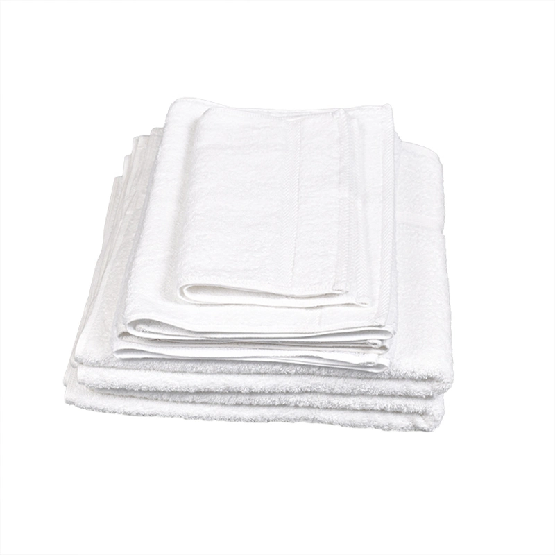 High Quality Cotton White Bath Sheet Towels Sets for Hotel