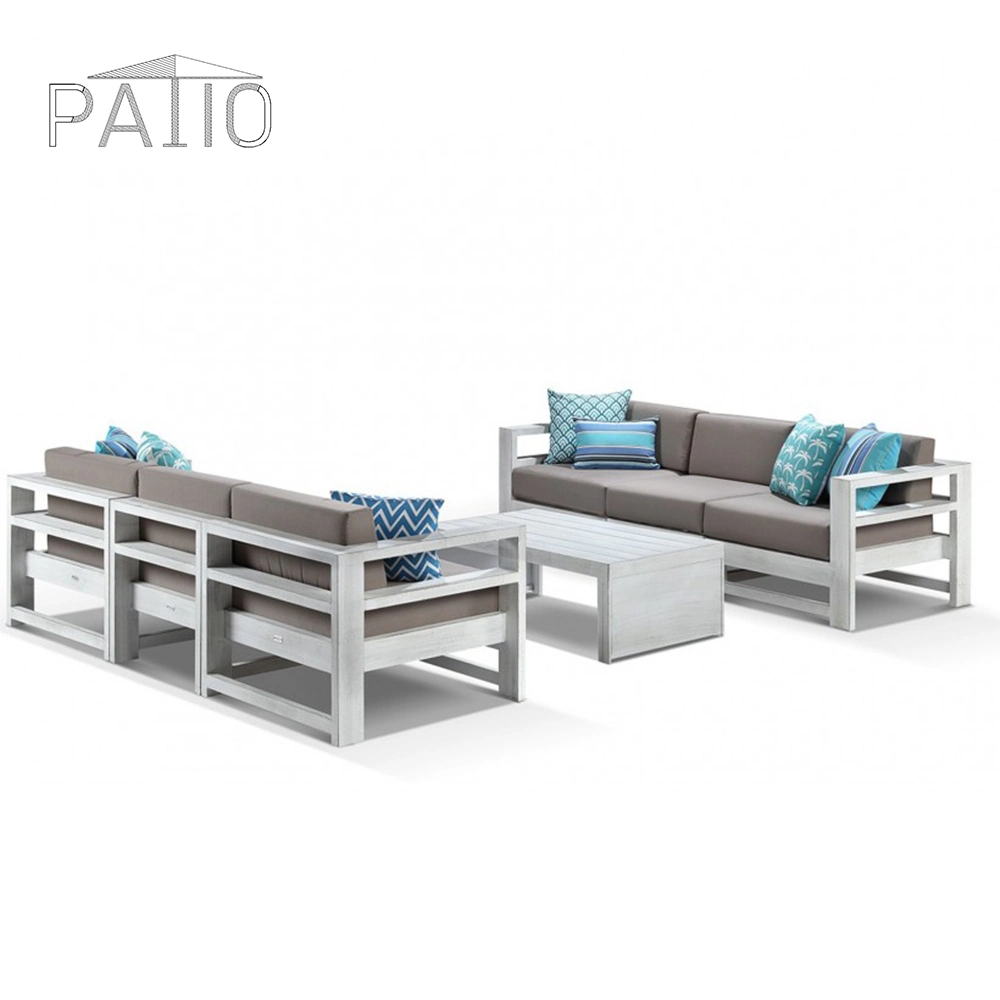 Factory Direct Wholesale Price Luxury Modern Outdoor Garden Home Hotel Furniture Aluminum Frame Patio Sofa Furniture