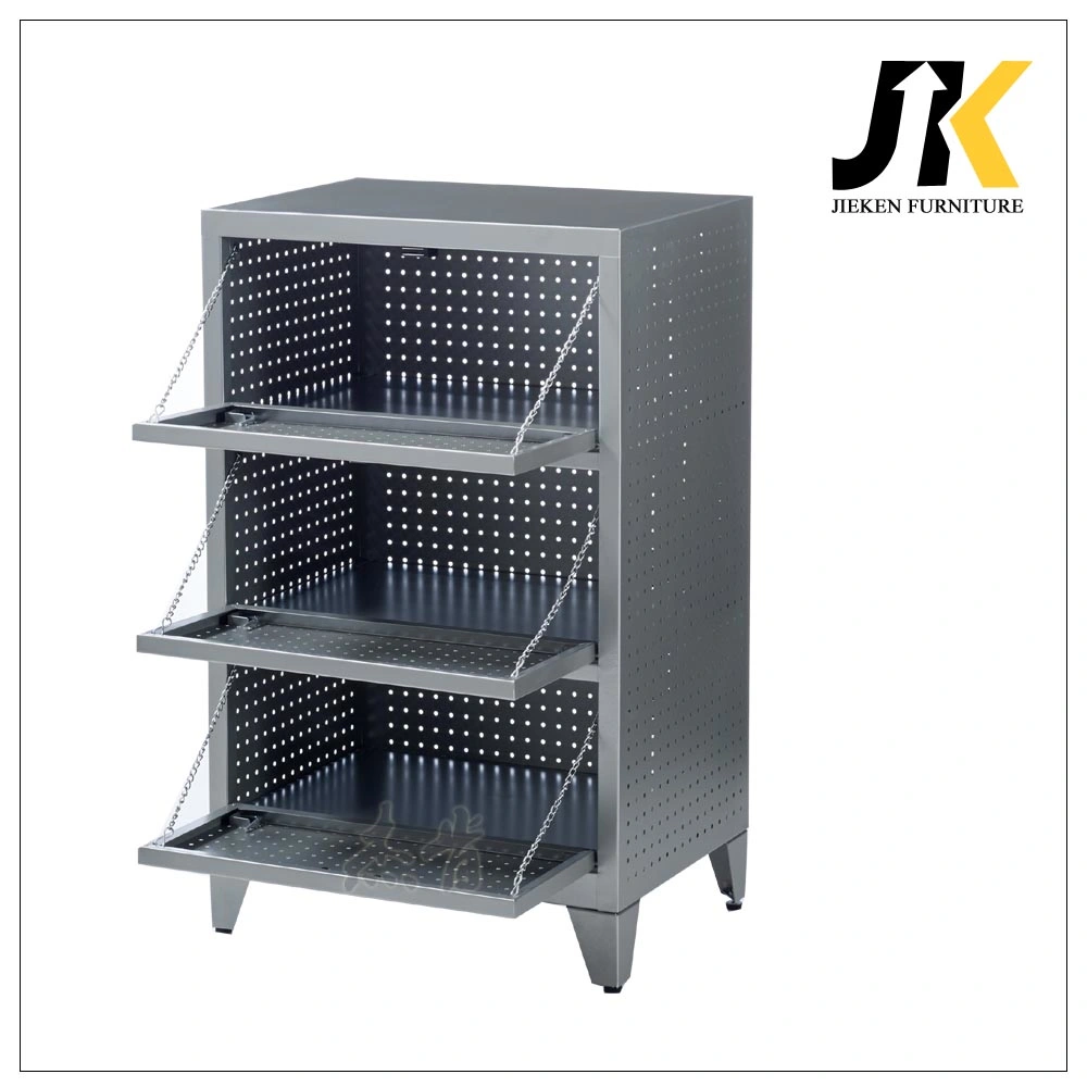 Jk-N04 Metal Cloakroom Furniture Strong Vintage Locker