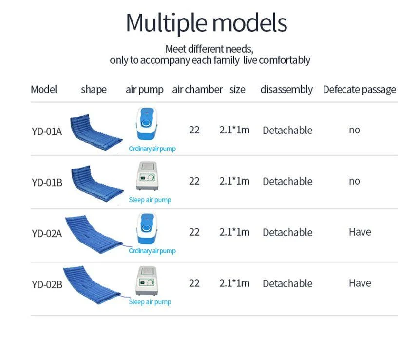 Bed Sore Health Care Anti Bedsore Prevention Fast Recovery Cushions Nursing Bed Medical Strip Air Mattress