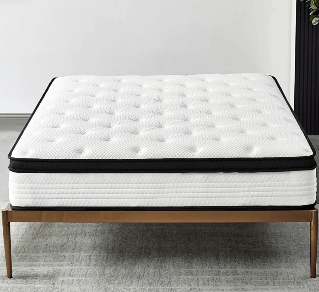 Made in China Hotel Bedroom Home Furniture Soft King Size Memory Foam Spring Bed Mattress