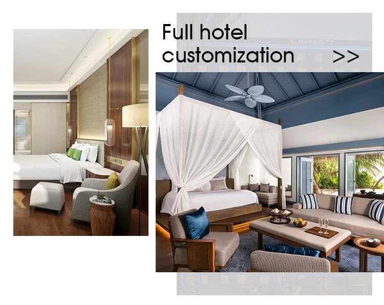 Modern 5 Star Resort Hilton Hotel Bedroom Set Furniture