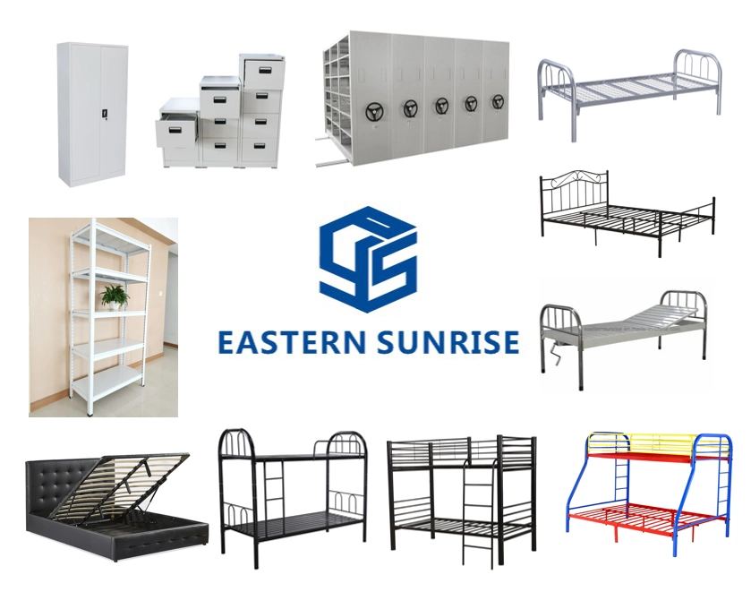 Metal Bunk Beds Double Bed Frame Hotel Furniture for Adult