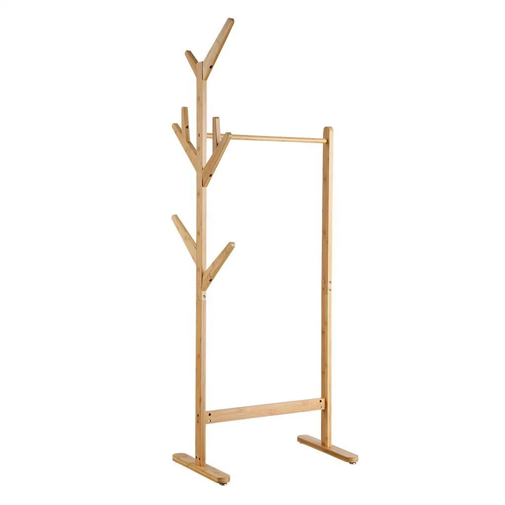 Wholesale Bamboo Man Clothes Display Dryer Rack, Clothes Stand Bedroom