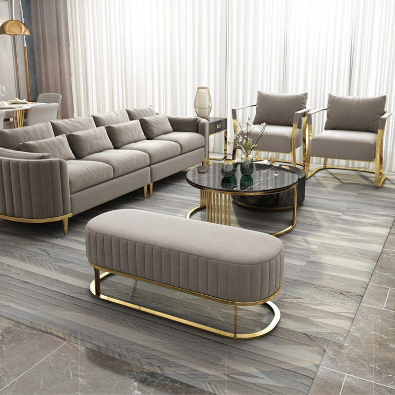 Italian Style Dubai Luxury Sofa Living Room Furniture Curved Modern Home Furniture Sofa Set