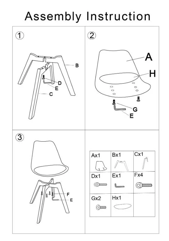 China Wholesale Modern Home Furniture Cheap Wooden Plastic Dining Chair for Restaurant/Hotel/Office/Bedroom/Livingroom