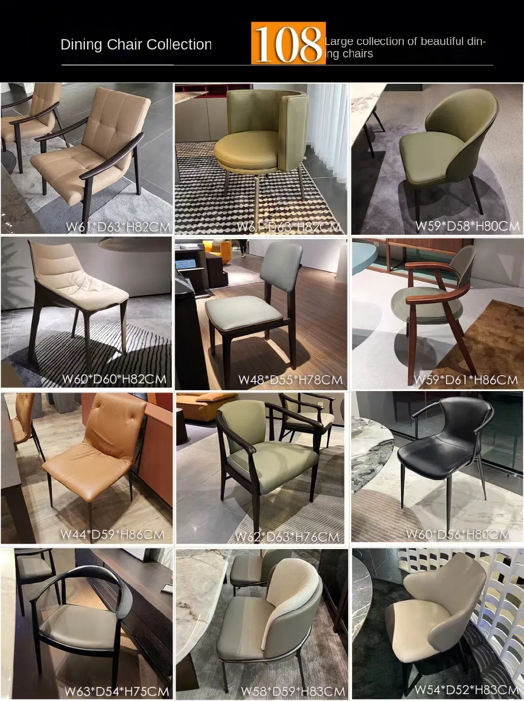 New Designed Modern Style Upholstered Black Velvet Gold Metal Arm Chair Living Room Accent Dining Chair for Home Hotel