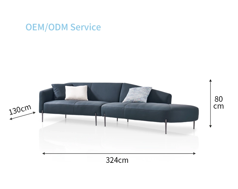 Wholesale High Quality Modern Creative Villa Cheap Couch Living Room Furniture Luxury Cotton Linen Fabric Sofa