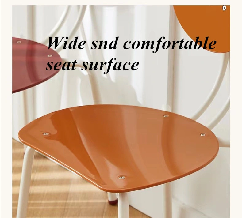 Modern Dining Backrest Plastic Bedroom Table and Chairs Hotel Restaurant Wholesale Chair