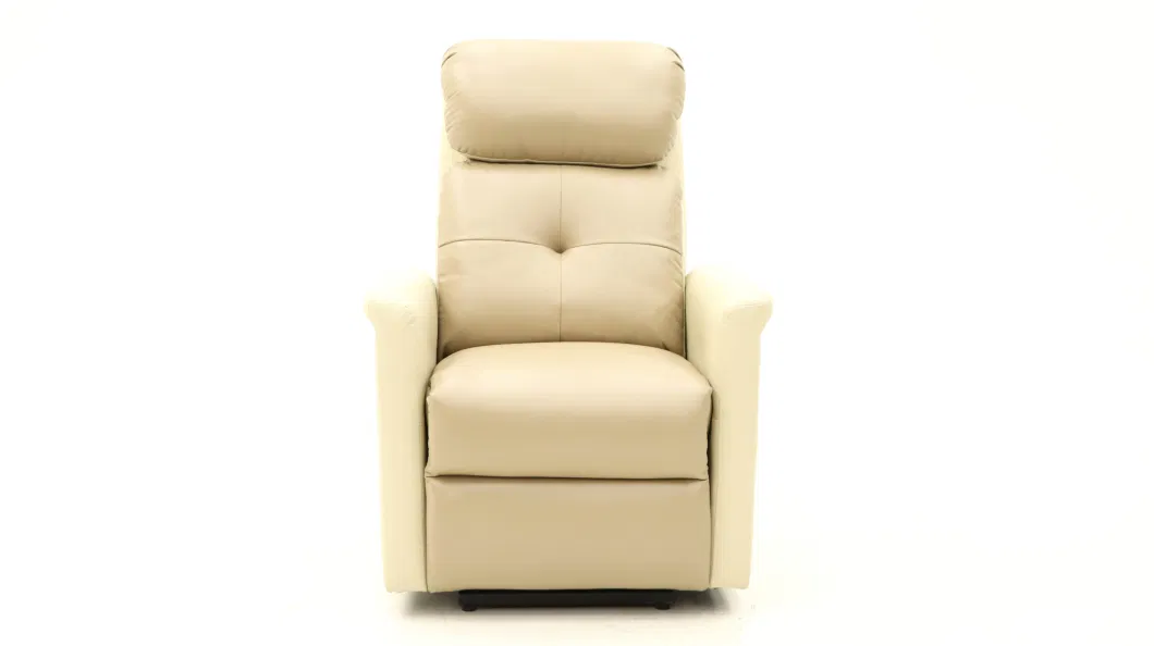 Geeksofa Leather Matching Single Power Recliner Chair with Lifting Function