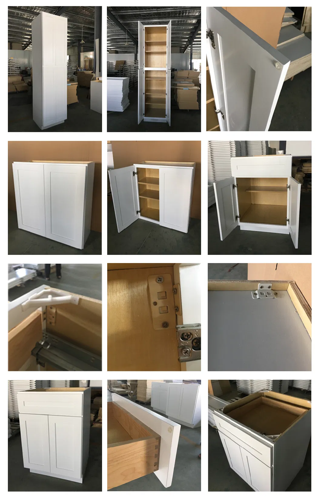 Factory Price Plywood Fixed Products Bedroom Wardrobe Cupboard Kitchen Furniture Manufacturer