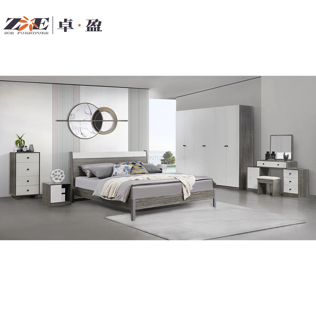 Customized Villa Apartment Home Hotel Furniture Hilton Marriott Bedroom Set King Queen Size Bed Furniture