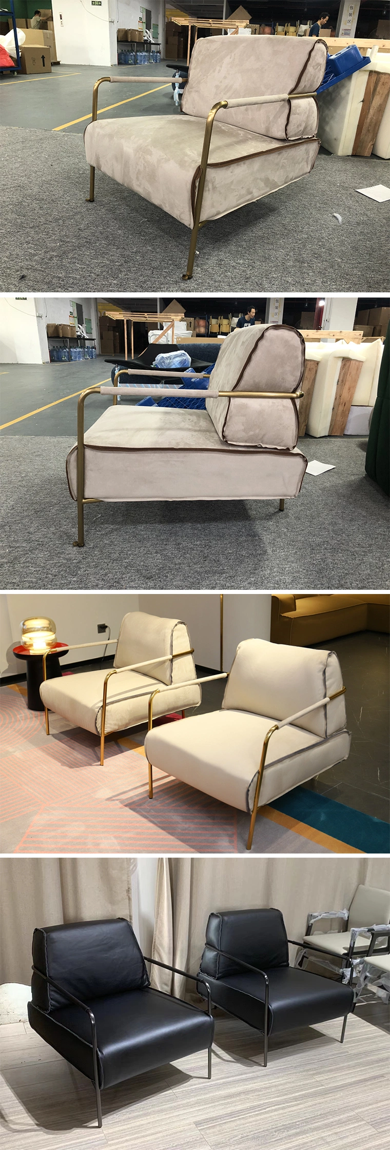 Luxury Designer Single Sofa Chair High-End Living Room Chair