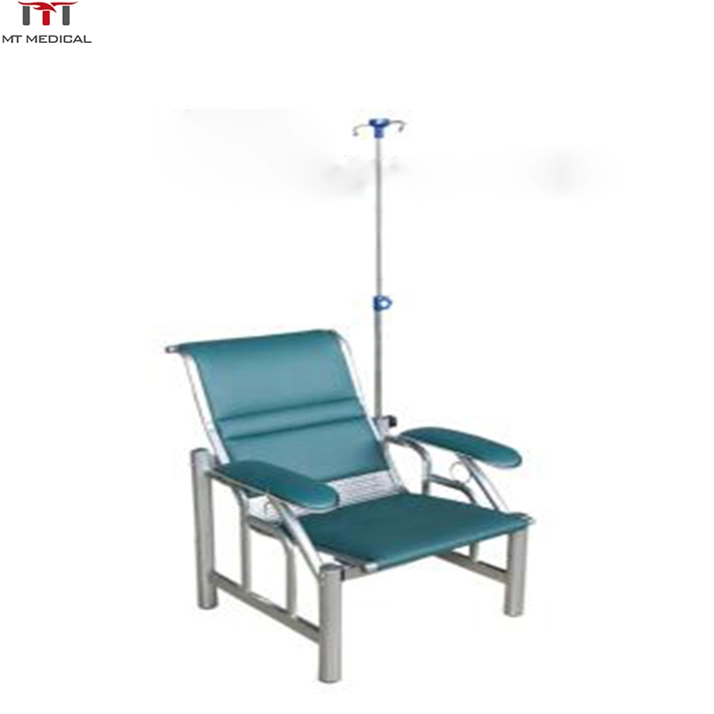 Mt Medical ISO, CE Cheap Hospital Adjustable Medical IV Infusion Chair for Elderly Hospital Furniture Metal Contemporary Bedroom