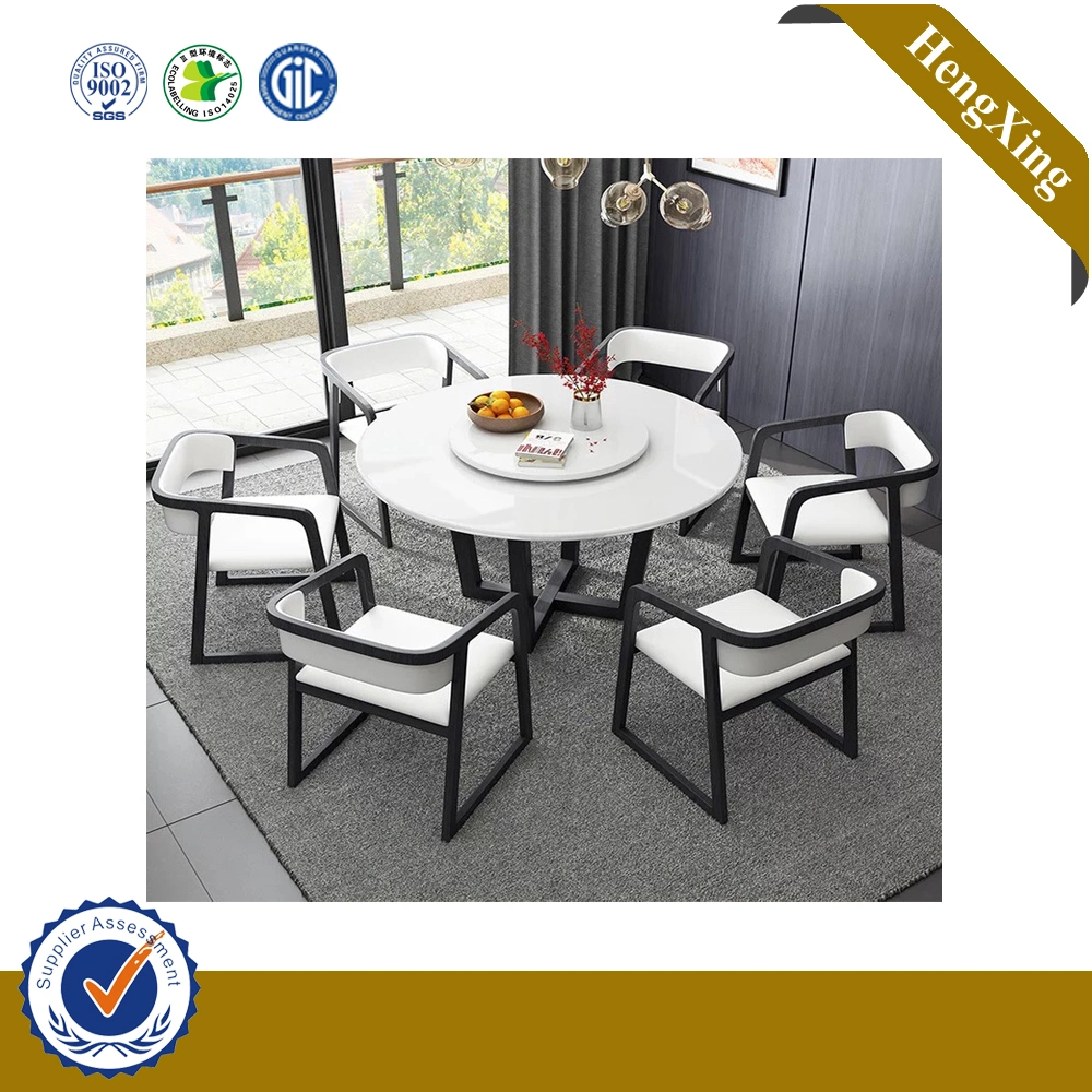 Modern Home Hotel School Bedroom Restaurant Apartment Table Set Wooden Marble Dining Furniture
