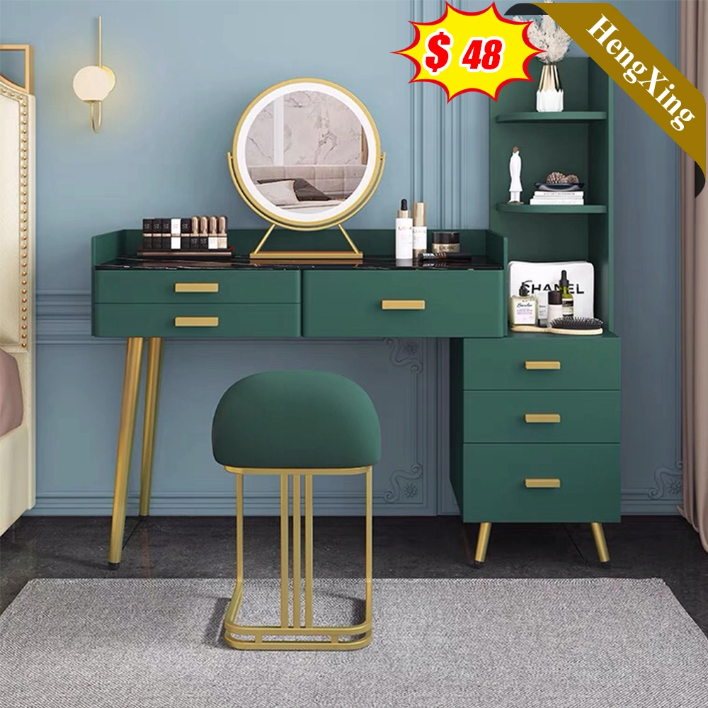 Custome Color Beige Small Unit Home Furniture Bedroom Assembly Dressing Table