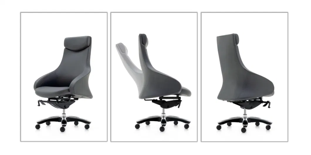 Zode Modern Home/Living Room/Office Furniture PU Ergonomic Swivel Geniun Leather Chair Computer Chair