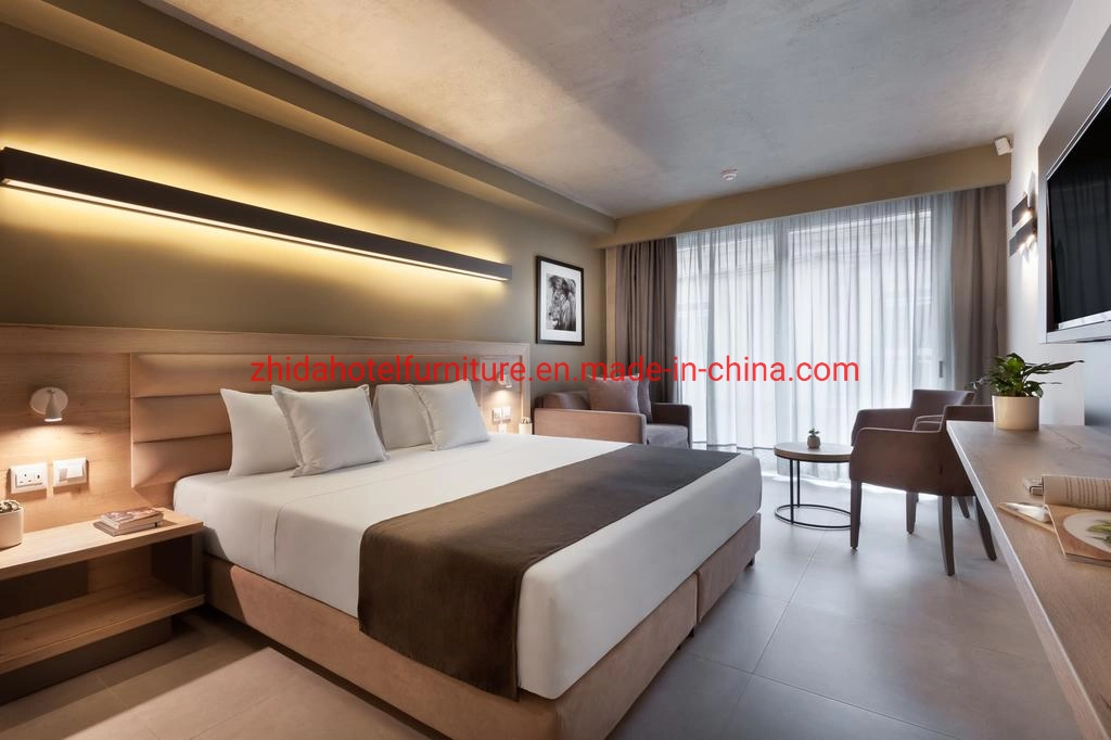 Customize Hilton Design Hotel Furniture and Modern Wooden Hotel Bedroom Furniture Sets