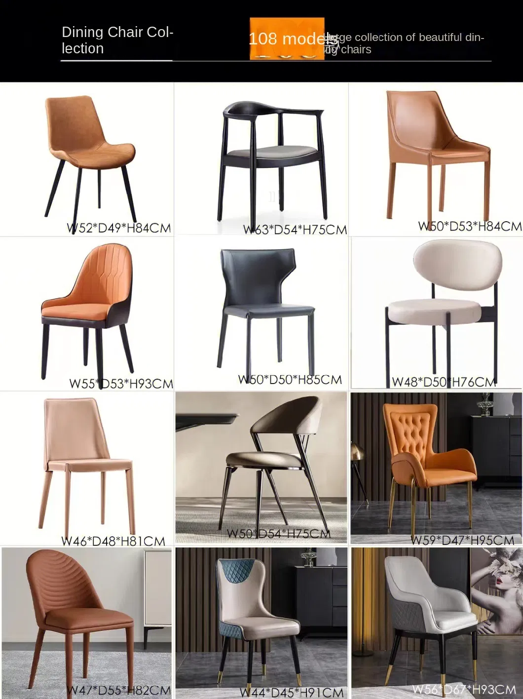 New Designed Modern Style Upholstered Black Velvet Gold Metal Arm Chair Living Room Accent Dining Chair for Home Hotel